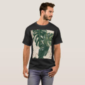 Leopard Monstera: Oerwouden . T-shirt (Voorkant volledig)
