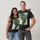 Leopard Monstera: Oerwouden . T-shirt (Unisex)
