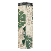 Leopard Monstera: Oerwouden . Thermosbeker (Achterkant)