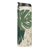 Leopard Monstera: Oerwouden . Thermosbeker (Geroteerd rechts)