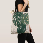 Leopard Monstera: Oerwouden . Tote Bag (Dichtbij)