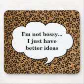 Leopard Mousepad - Bossy Muismat (Voorkant)