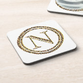 Leopard N Drankjes Onderzetter (Linkerzijde)