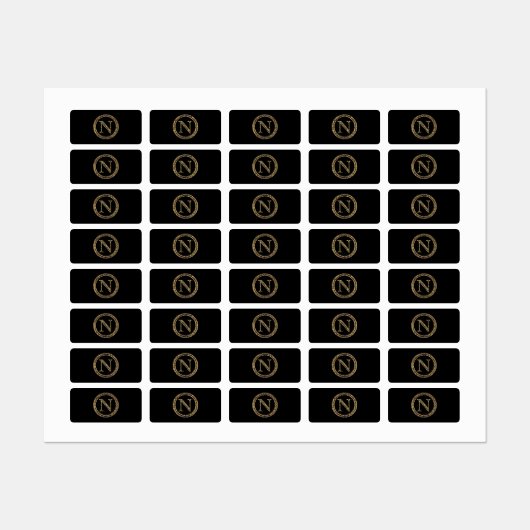 Leopard N Labels (Vel)