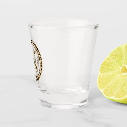 Leopard N Shot Glas (Rechts)