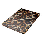 Leopard Nights: Bold Elegance Badmat (Gekanteld)