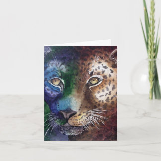Leopard Note Kaart