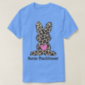 Leopard Nurse Practitioner Easter Bunny Future Nur T-shirt (Design voorkant)