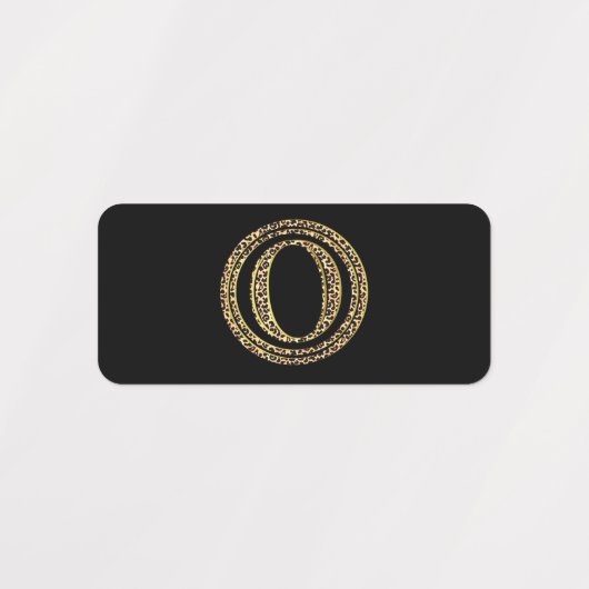 Leopard O Labels (Design 1)