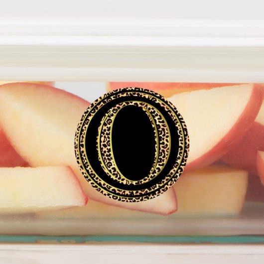 Leopard O Labels (Aangebracht)