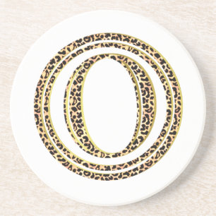 Leopard O Zandsteen Onderzetter