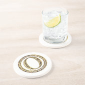 Leopard O Zandsteen Onderzetter (Zijkant)