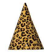 Leopard of Jaguar Wild Safari Dierenbont Print Feesthoedjes (Rechts)