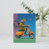 Leopard on Wheels: een stijlvolle rit, Briefkaart (Staand voorkant)