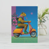 Leopard on Wheels: een stijlvolle rit, Kaart (Staand voorkant)