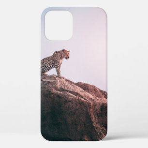 LEOPARD OP DE BOVENKANT VAN MOUNTAIN Case-Mate iPhone CASE