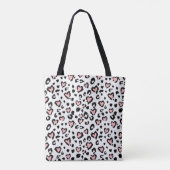 Leopard or jaguar seamless pattern, textured fashi tote bag (Achterkant)