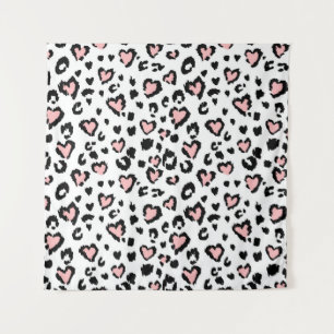 Leopard or jaguar seamless pattern, textured fashi wandkleed