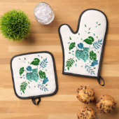 Leopard Ovenwant & Pannenlap Set (Top down)