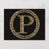 Leopard P Briefkaart (Voorkant)