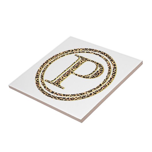 Leopard P Tegeltje (Zijkant)