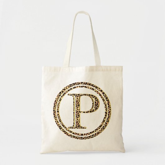 Leopard P Tote Bag (Voorkant)