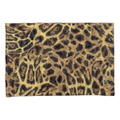 Leopard Paar of Pillowcases, standaardgrootte Kussensloop (Voorkant-Rechts)