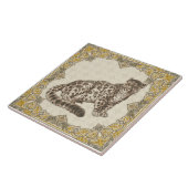 Leopard, Panther Tegel Decorative Home Decor Cft Tegeltje (Zijkant)