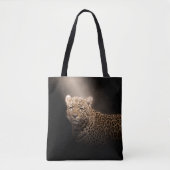 Léopard Panthère Animal Sauvage Safari Oerwoud Afr Tote Bag (Voorkant)