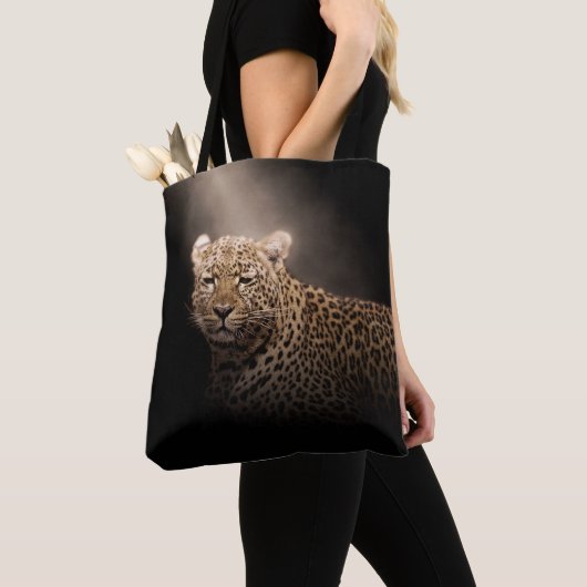 Léopard Panthère Animal Sauvage Safari Oerwoud Afr Tote Bag (Dichtbij)
