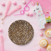 Leopard Paper Plate Papieren Bordje (Feest)