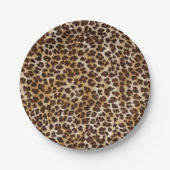 Leopard Paper Plate Papieren Bordje (Voorkant)