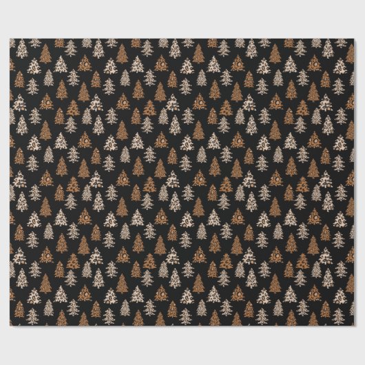 Leopard-papier voor kerstinpakken cadeaupapier (Vlak)