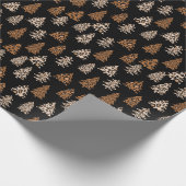 Leopard-papier voor kerstinpakken cadeaupapier (Hoek)