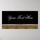 Leopard Party Banner Poster (Voorkant)