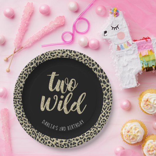 Leopard Party Bord Two Wild (Feest)