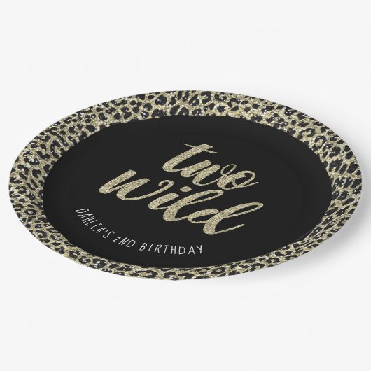 Leopard Party Bord Two Wild (Gekanteld)