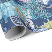 Leopard Party in Pagoda Forest Dark Cadeaupapier (Rol Hoek)