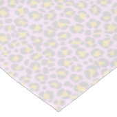 Leopard Pastel Pink Grey Yellow Tafelkleed (Gekanteld)