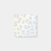 Leopard Pastel Rainbow Gradient Waterverf minimaal Post-it® Notes (Voorkant)