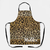 Leopard Patroon afdrukken Persoonlijk Schort (Voorkant)