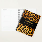 Leopard patroon bruin zwart 2026 planner (Display)