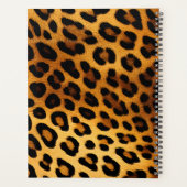 Leopard patroon bruin zwart 2026 planner (Achterkant)