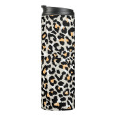 leopard-patroon gekleurd wild naadloos thermosbeker (Geroteerd rechts)