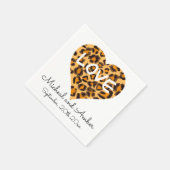 Leopard-patroon - Love Napkins Servet (Hoek)