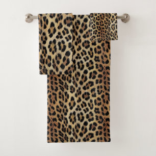 Leopard patroon, tijger, luipaard huid, modieus, bad handdoek