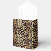 Leopard patroon, tijger, luipaard huid, modieus, bedankdoosjes (Geopend)