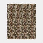 Leopard patroon, tijger, luipaard huid, modieus, fleece deken (Voorkant)