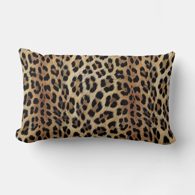 Leopard patroon, tijger, luipaard huid, modieus, kussen (Voorkant)