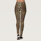 Leopard patroon, tijger, luipaard huid, modieus, leggings (Achterkant)
